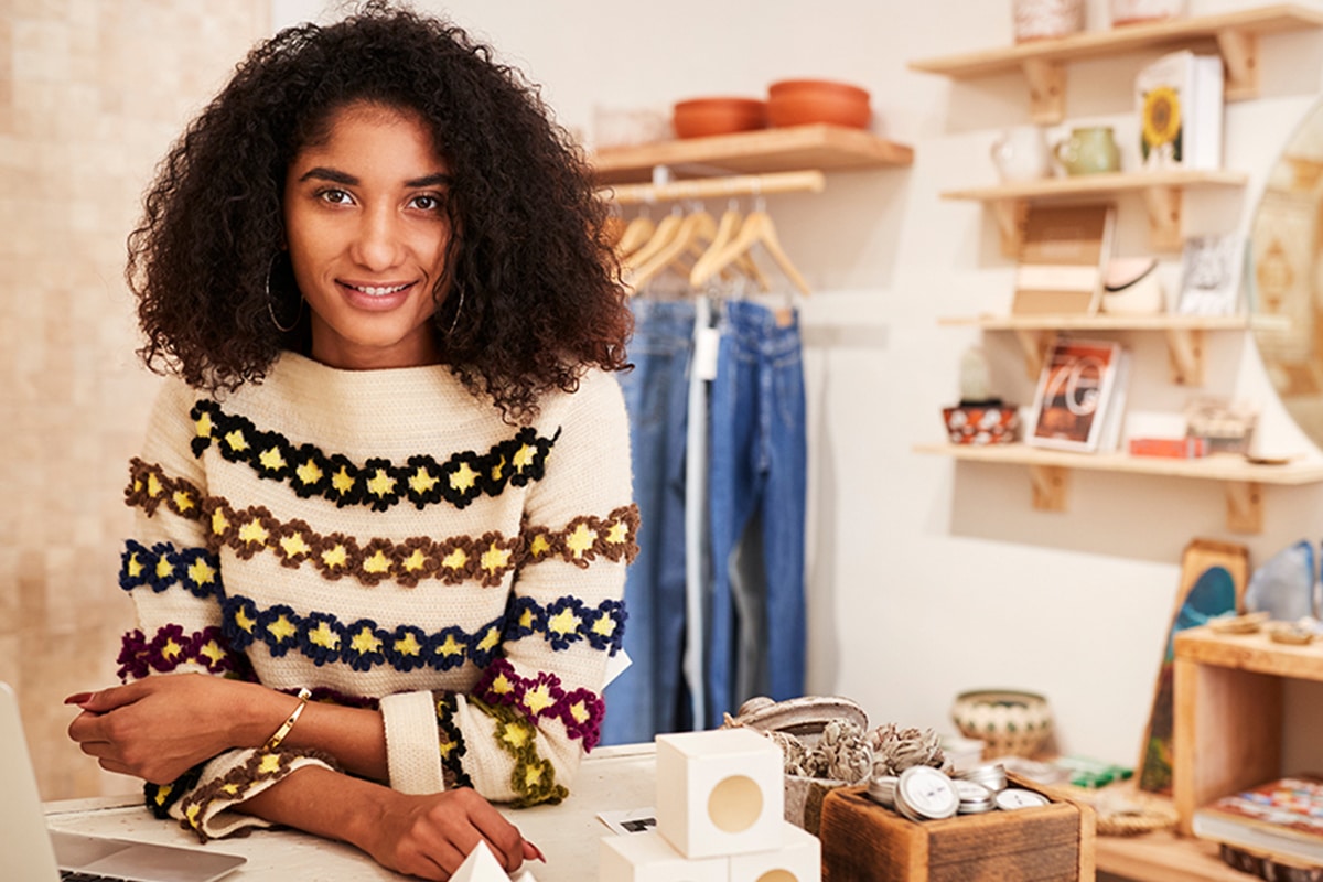 Retail Sales Associate smiling