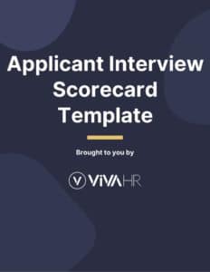 Download Applicant Interview Scorecard Template