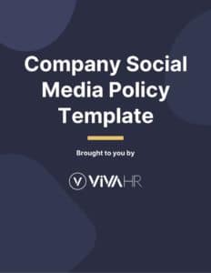 Download Company Social Media Policy Template
