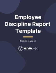 Download Employee Discipline Report Template 