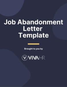 Job Abandonment Letter Template Document to Download