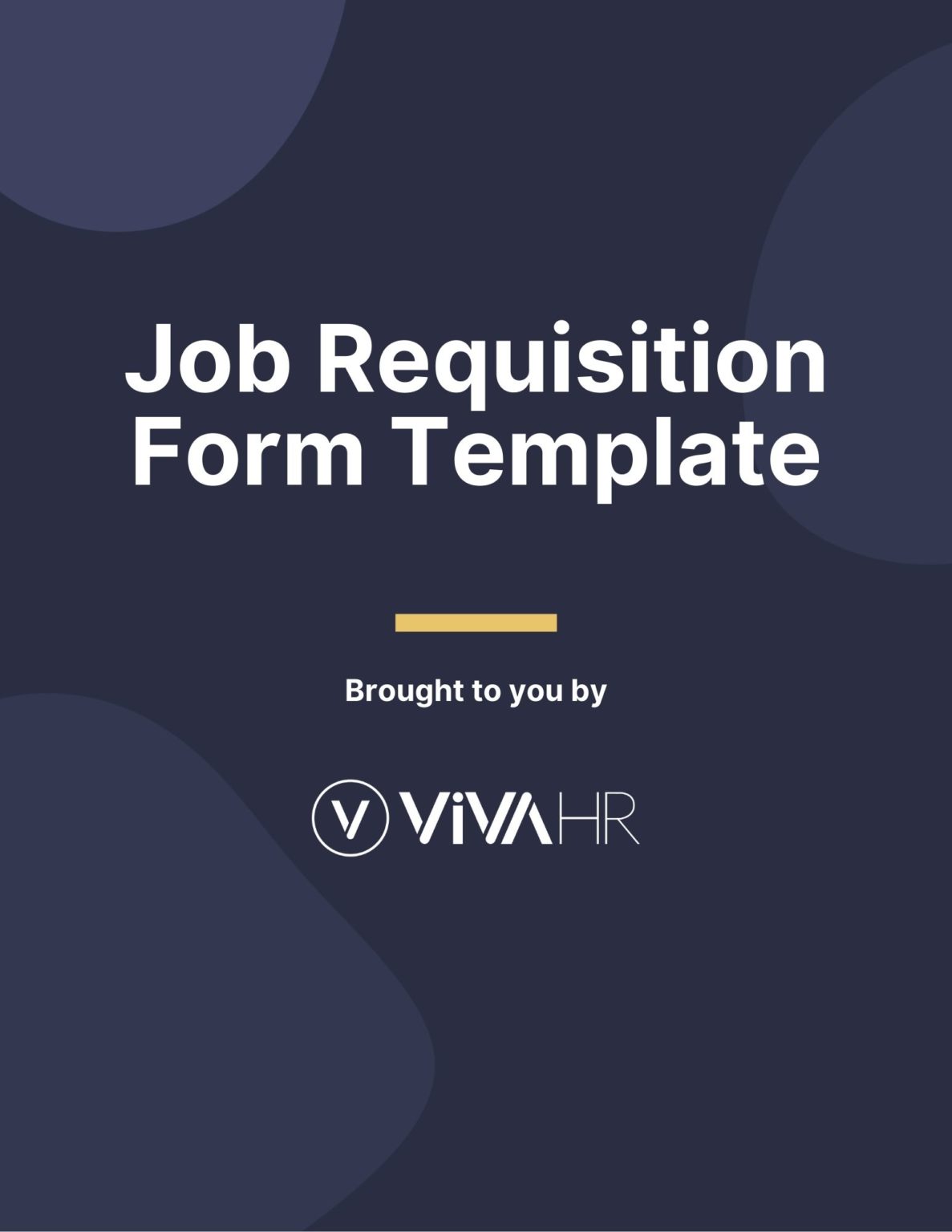 Job Requisition Form Template VIVAHR