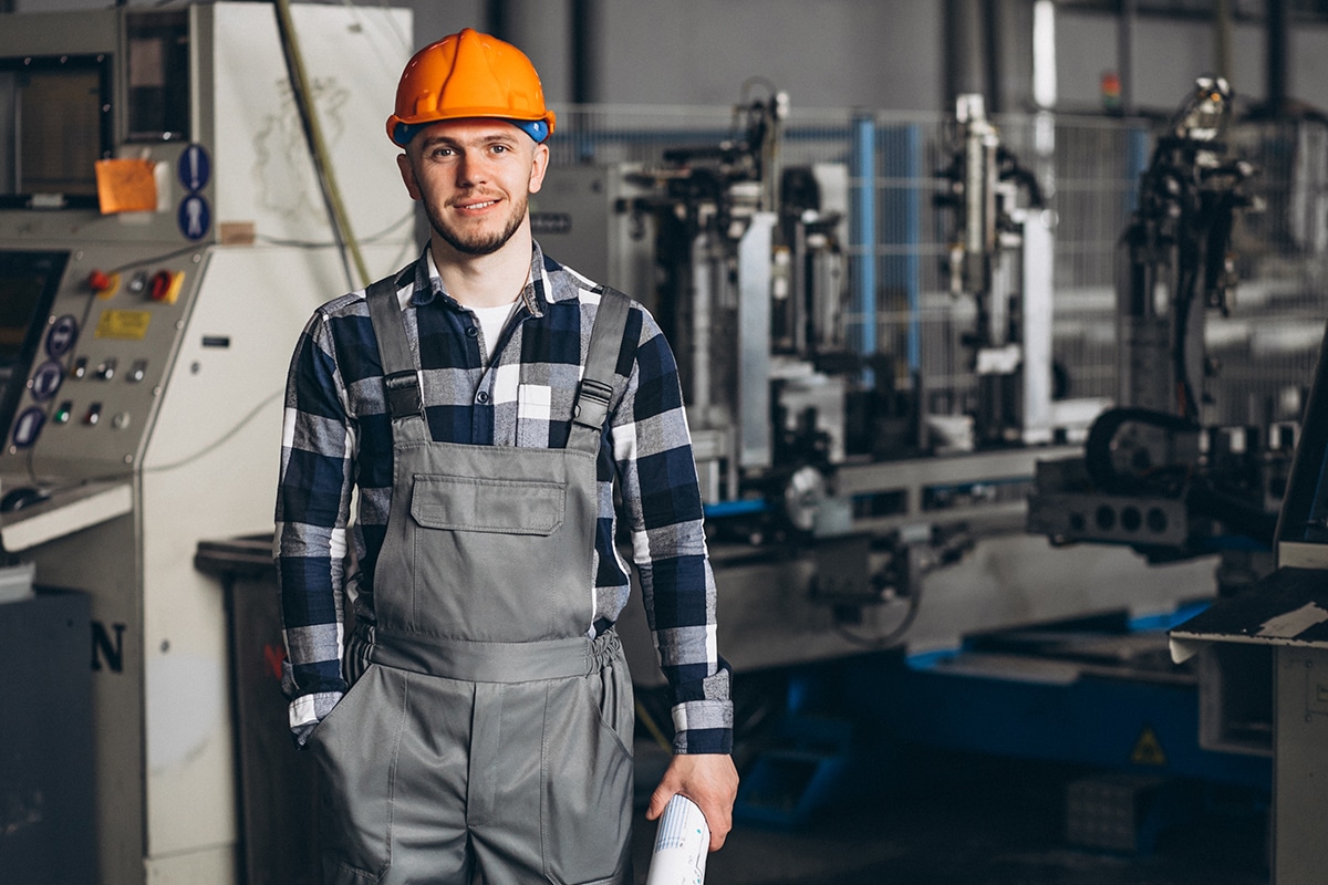 Maintenance Technician working at a plant