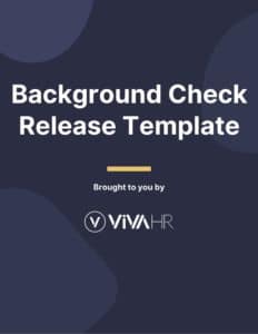 Download Background Check Release Template