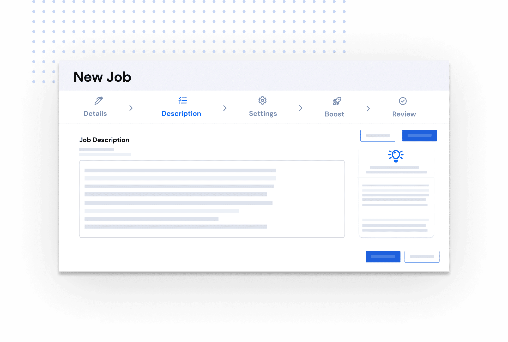 Build Your Job Posting