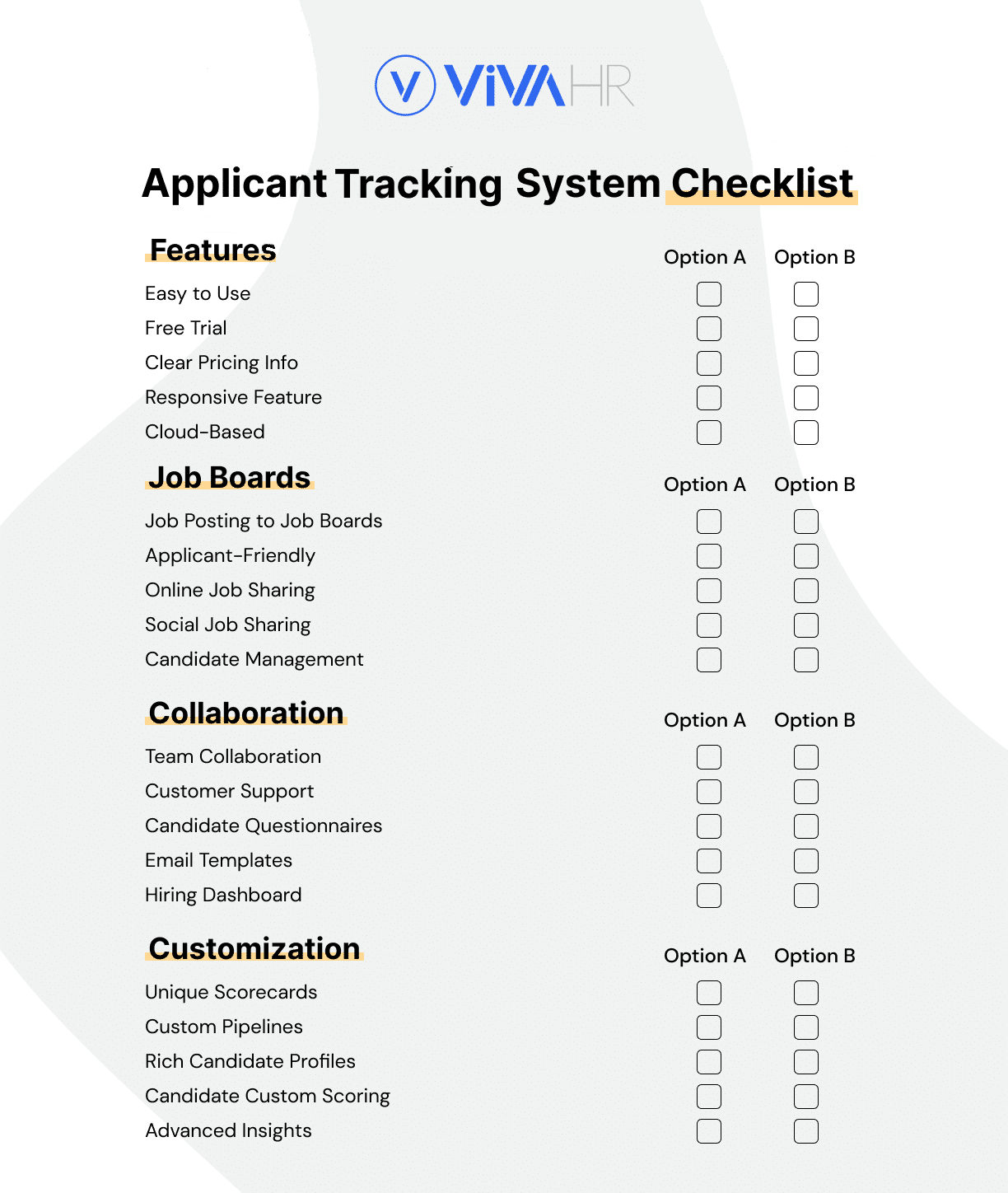 Applicant Tracking System Checklist