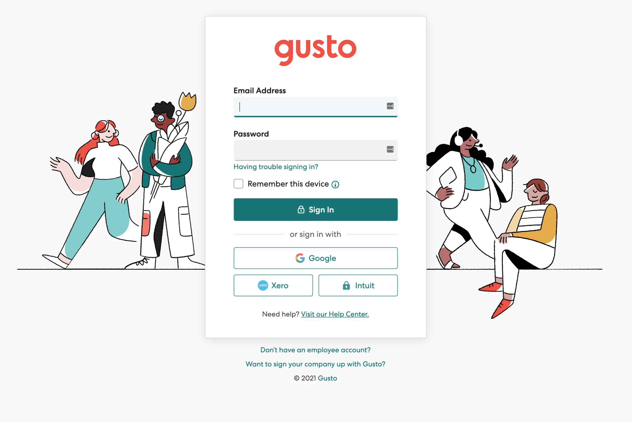 Connect Gusto Account