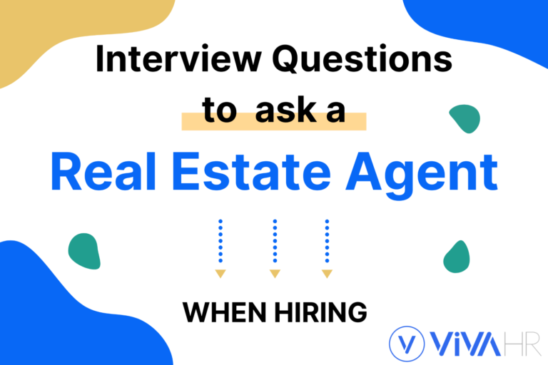 Real Estate Agent Interview Questions VIVAHR